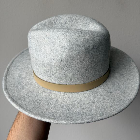Lack of Color Wool Stone Wash Speckled Gray Hat Size S